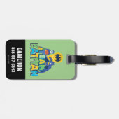 Batman | Team Batman en Robin Bagagelabel (Achterkant horizontaal)