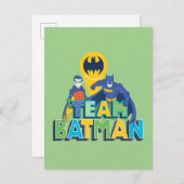 Batman | Team Batman en Robin Briefkaart (Voorkant / Achterkant)
