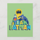 Batman | Team Batman en Robin Briefkaart (Voorkant)