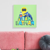 Batman | Team Batman en Robin Canvas Afdruk (Insitu (Woonkamer))
