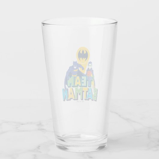 Batman | Team Batman en Robin Glas (Achterkant)