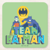 Batman | Team Batman en Robin Kartonnen Onderzetters (Voorkant)