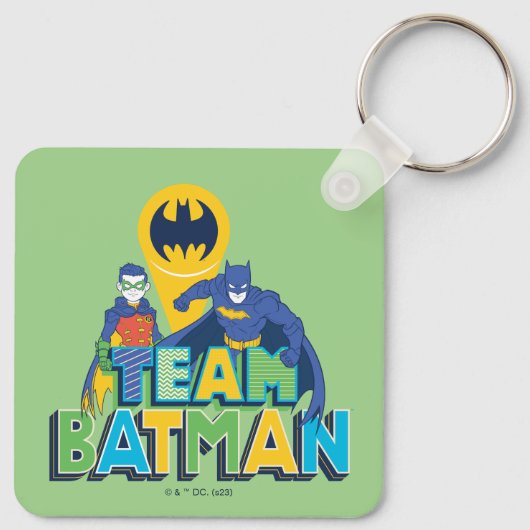 Batman | Team Batman en Robin Sleutelhanger (Achterkant)