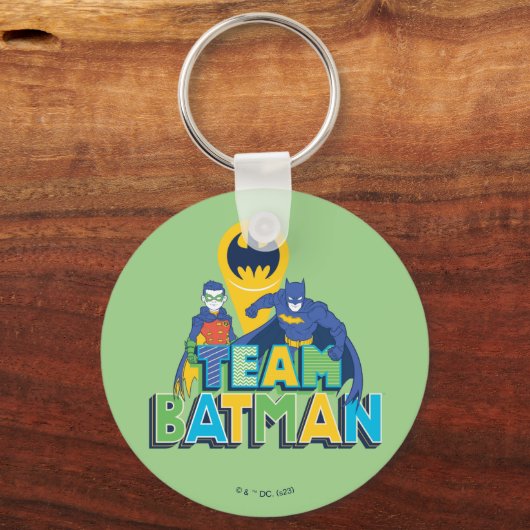 Batman | Team Batman en Robin Sleutelhanger (Voorkant)