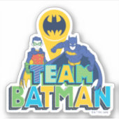 Batman | Team Batman en Robin Sticker (Voorkant)