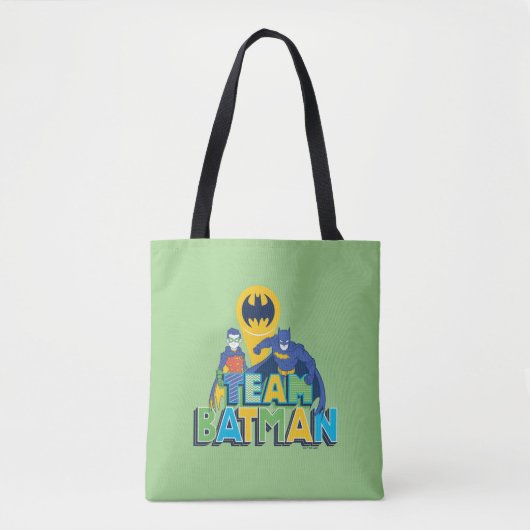 Batman | Team Batman en Robin Tote Bag (Voorkant)