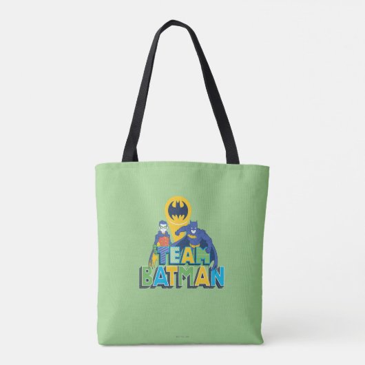 Batman | Team Batman en Robin Tote Bag (Achterkant)