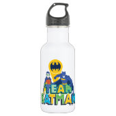 Batman | Team Batman en Robin Waterfles (Voorkant)