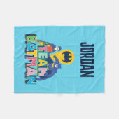 Batman | Team Batman Fleece Deken (Voorkant (Horizontaal))