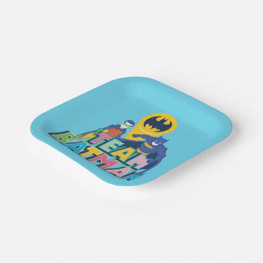 Batman | Team Batman Papieren Bordje (Gebogen)