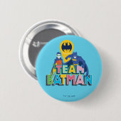 Batman | Team Batman Ronde Button 5,7 Cm (Voorkant /achterkant)