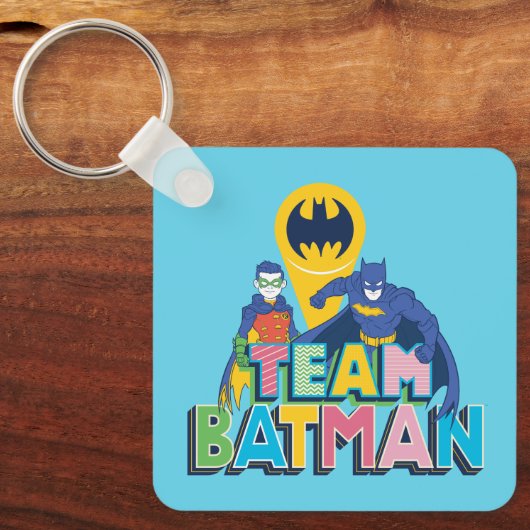 Batman | Team Batman Sleutelhanger (Voorkant)