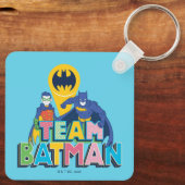 Batman | Team Batman Sleutelhanger (Achterkant)