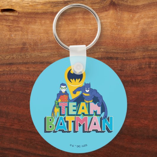 Batman | Team Batman Sleutelhanger (Voorkant)