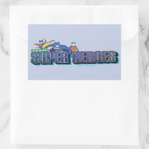 Batman   Team Super Heroes Rechthoekige Sticker
