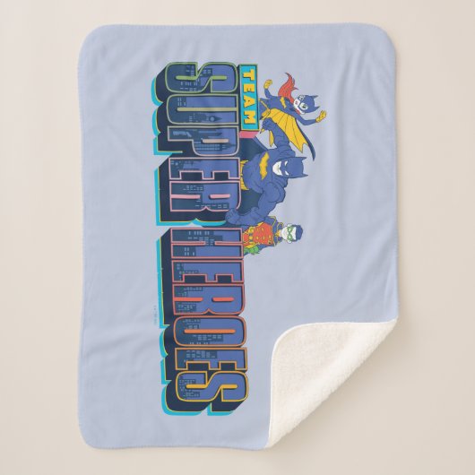 Batman | Team Super Heroes Sherpa Deken (Voorkant)