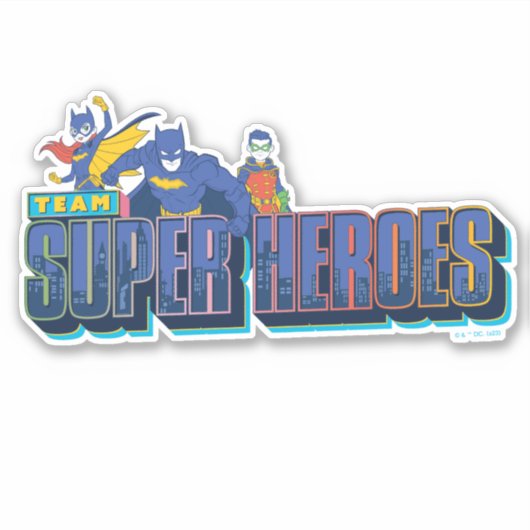 Batman | Team Super Heroes Sticker (Voorkant)