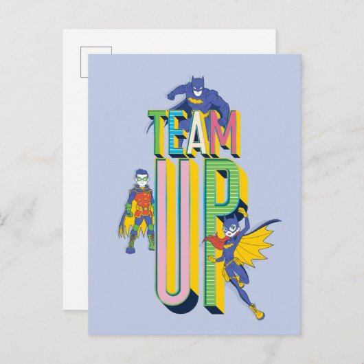 Batman | Team Up Briefkaart (Voorkant / Achterkant)