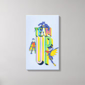 Batman | Team Up Canvas Afdruk (Voorkant)