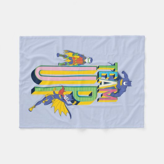 Batman | Team Up Fleece Deken (Voorkant (Horizontaal))