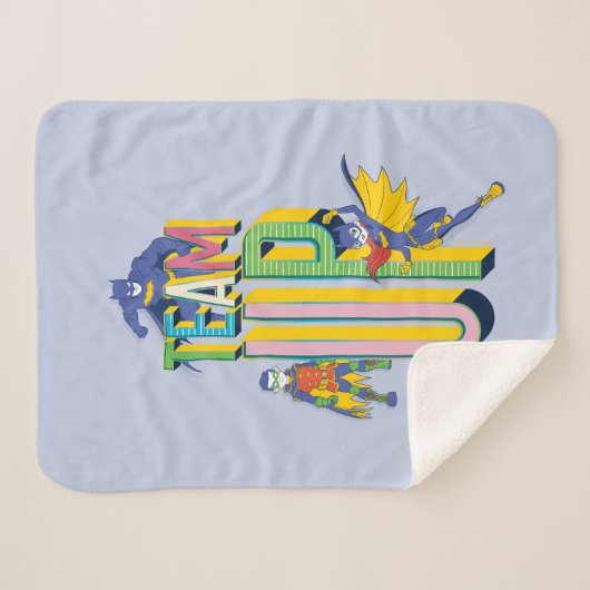 Batman | Team Up Sherpa Deken (Voorkant (horizontaal))