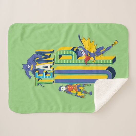 Batman | Team Up Sherpa Deken (Voorkant (horizontaal))