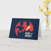Batman The Dark Knight Bat Logo Kaart (Gele Bloem)