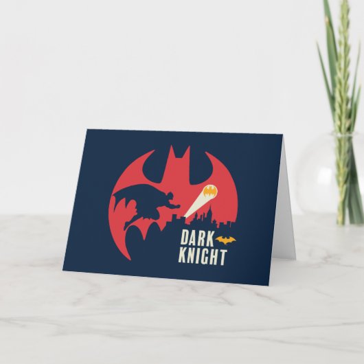 Batman The Dark Knight Bat Logo Kaart (Voorkant)