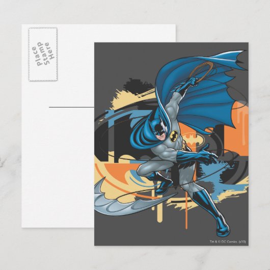 Batman Throw Briefkaart (Voorkant / Achterkant)