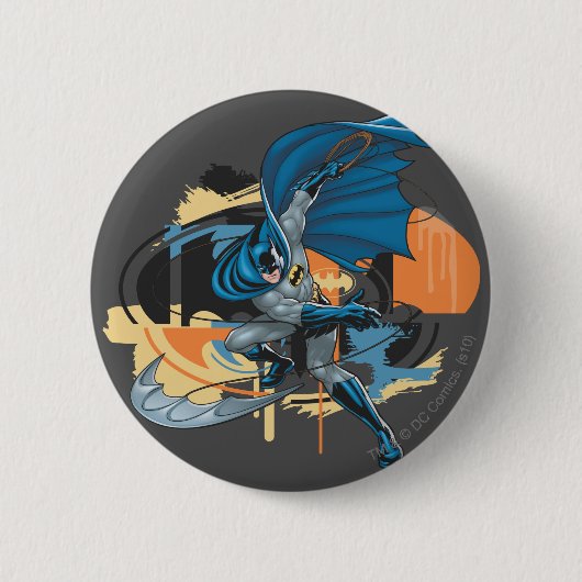 Batman Throw Ronde Button 5,7 Cm (Voorkant)