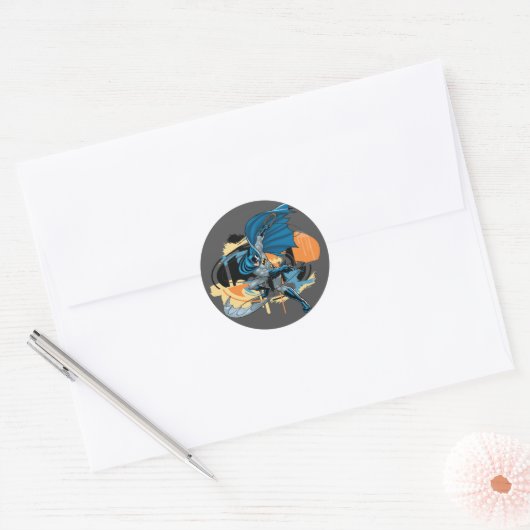 Batman Throw Ronde Sticker (Envelop)