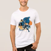 Batman Throw Tri-Blend Shirt (Voorkant)