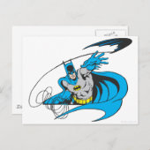 Batman Throws Batarang 3 Briefkaart (Voorkant / Achterkant)