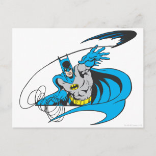 Batman Throws Batarang 3 Briefkaart