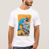 Batman Throws Batarang op Rooftop T-shirt (Voorkant)