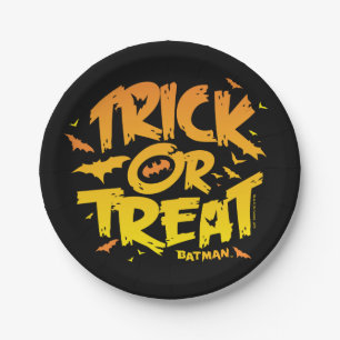 Batman   TRICK OR TREAT Papieren Bordje