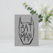 Batman Type in hoofd Briefkaart (Staand voorkant)
