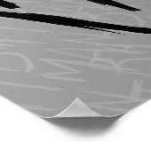 Batman Type in hoofd Poster (Hoek)