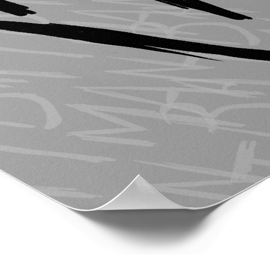 Batman Type in hoofd Poster (Hoek)