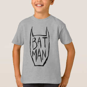 Batman Type in hoofd T-shirt