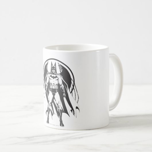 Batman uit logo koffiemok (Voorkant rechts)