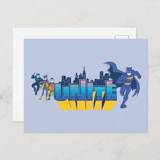 Batman | UNITE Briefkaart (Voorkant / Achterkant)
