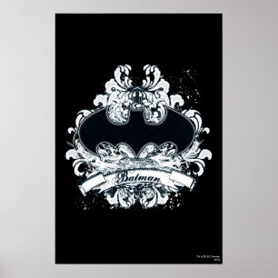 Batman  Urban Grunge Poster