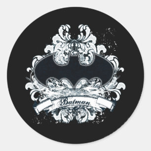 Batman Urban Grunge Ronde Sticker