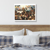 Batman V Superman engelen en demonen schilderen Canvas Afdruk (Insitu (Slaapkamer))