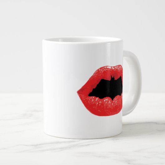 Batman Valentijn | Bat Lips Grote Koffiekop (Voorkant rechts)