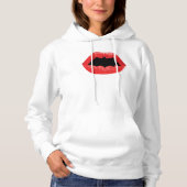 Batman Valentijn | Bat Lips Hoodie (Voorkant)