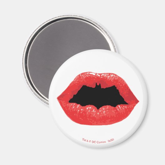 Batman Valentijn | Bat Lips Magneet (Voorkant / Achterkant)
