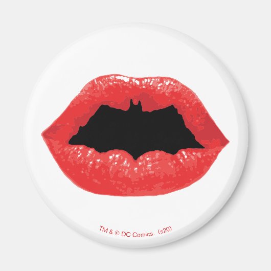 Batman Valentijn | Bat Lips Magneet (Voorkant)