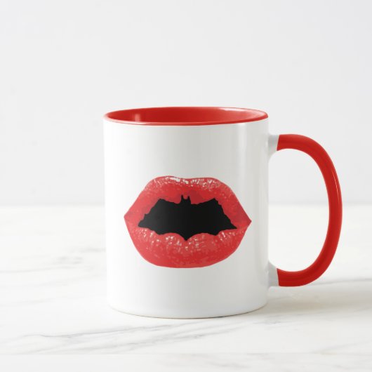Batman Valentijn | Bat Lips Mok (Rechts)